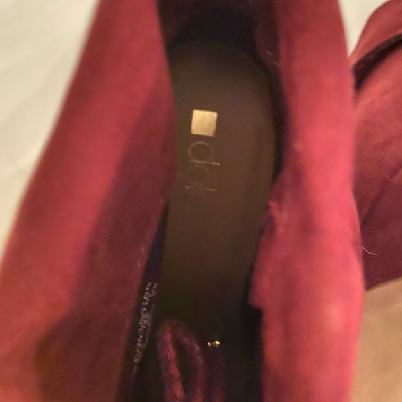 Dolcetta burgundy ankle boots NEW - Picture 6 of 7